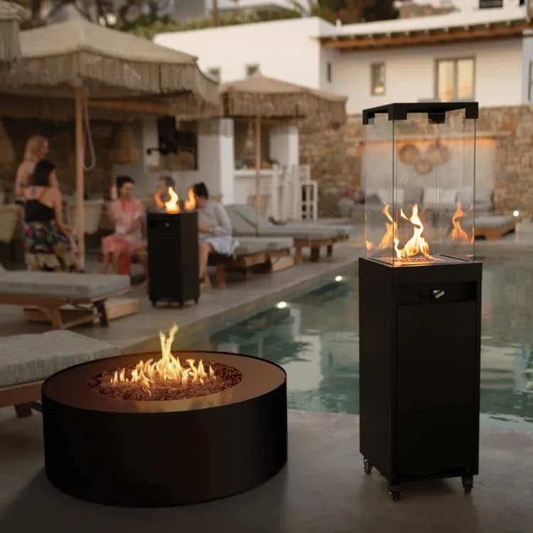 Focare si seminee gaz exterior