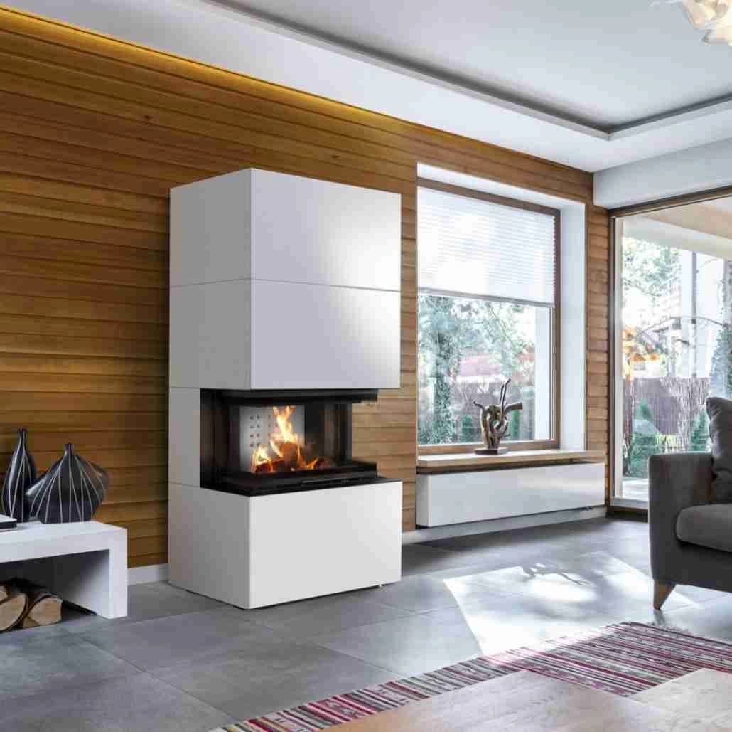 Seminee Modulare PRO - EASY BOX ALB - semineu complet