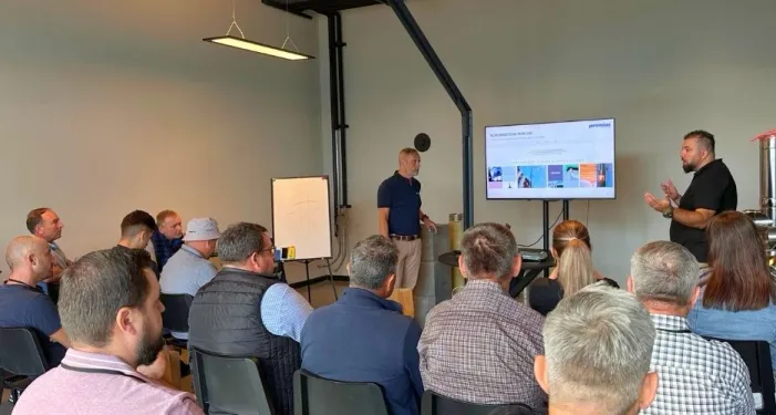 Curs specializat montaj cosuri de fum inox Jeremias 🇩🇪 pentru meseriasi la sediul PeFoc.ro