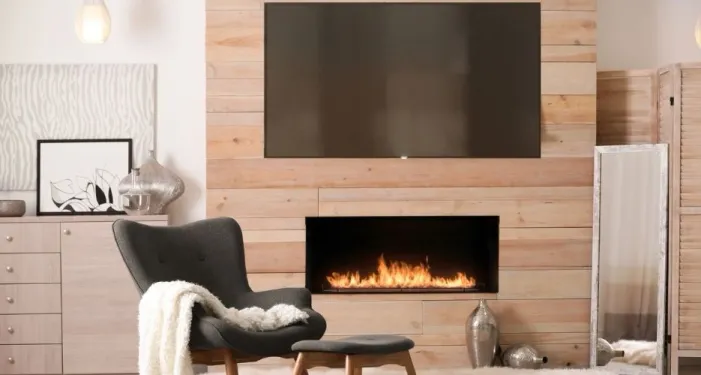 Poti monta un TV deasupra semineului?