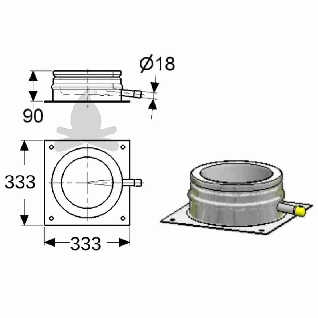 baza-colector-condens-inox-fi200-s0227