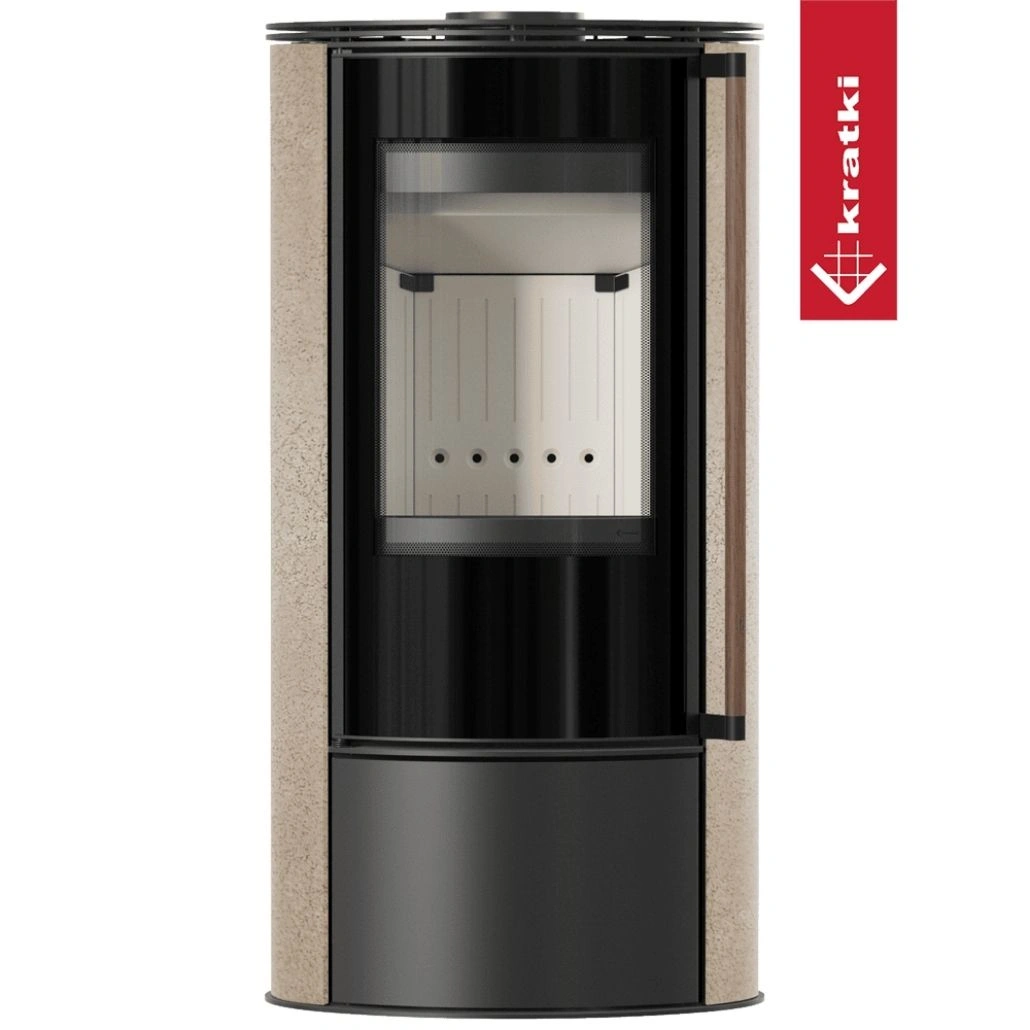 Soba Erik 5.5kW Gold Satin - maner lemn (1).jpg