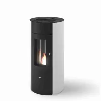SOBA PELETI 10KW TRINITY ALB - CONVECTIE NATURALA