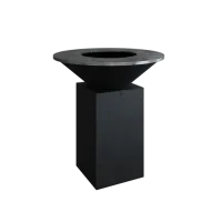 Gratar OFYR Negru 85 cu vatra de gatit pe lemne