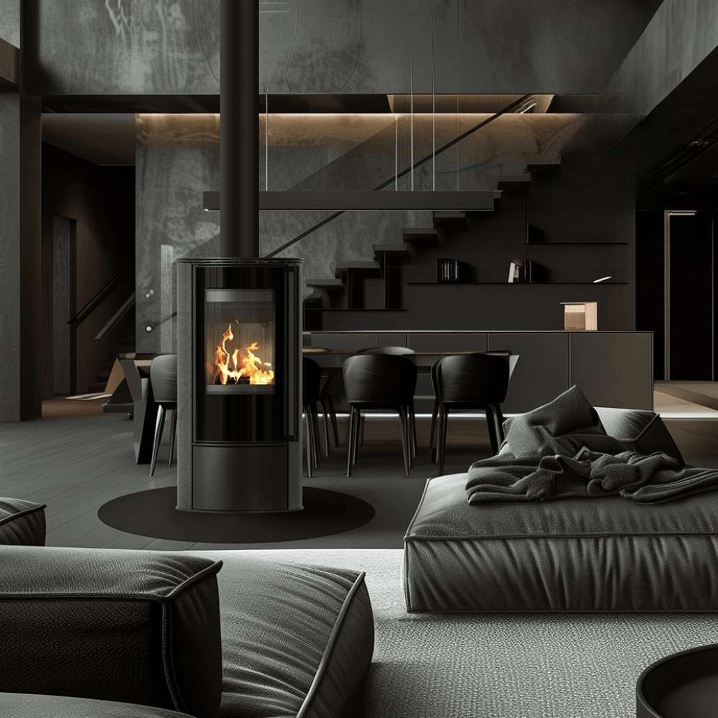 Soba Erik 5.5kW Grafite Satin - samota neagra (6).jpg