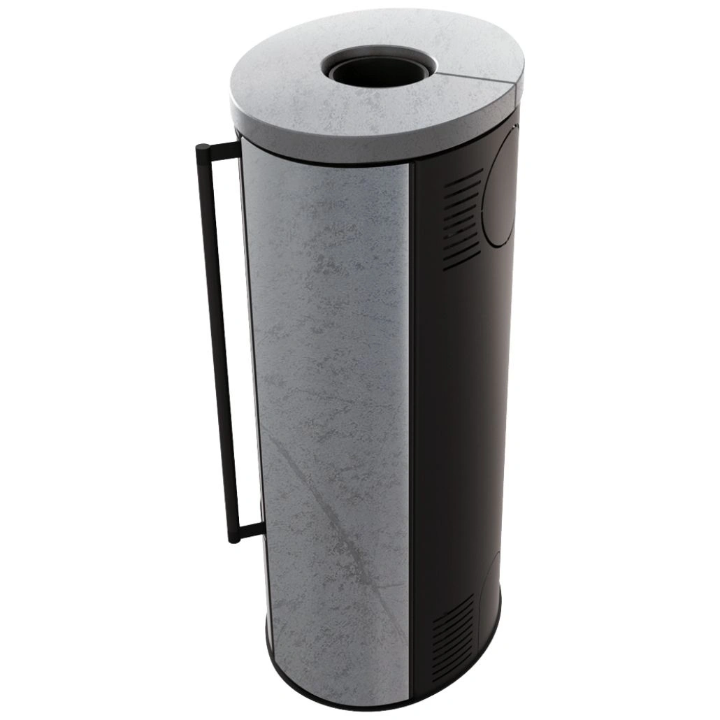 Soba Erik 5.5kW ceramica Grey Satin - samota neagra (3).jpg