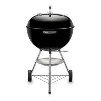 Gratar carbuni Classic Kettle 57 cm - Negru