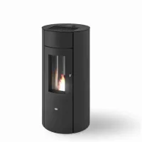 SOBA PELETI 10KW TRINITY NEGRU - CONVECTIE NATURALA