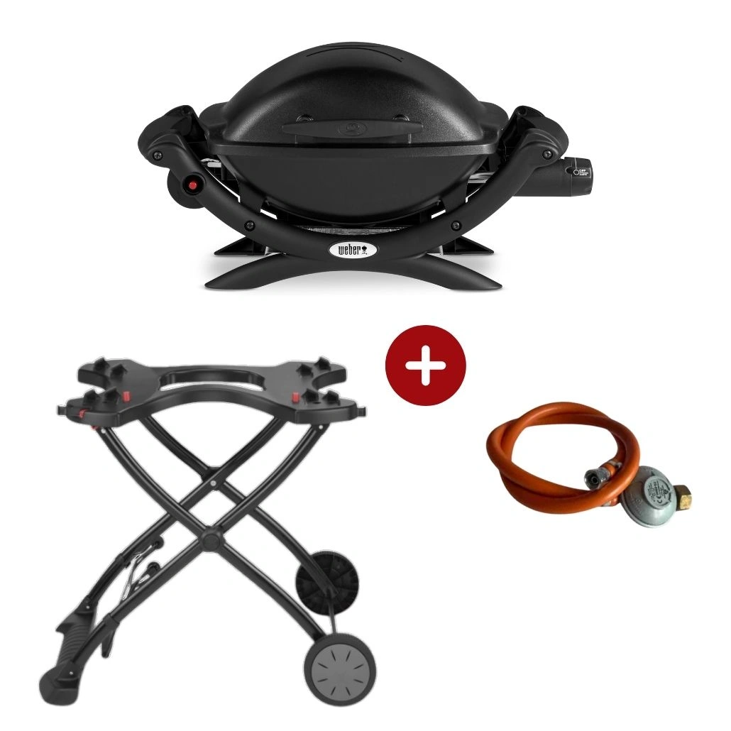 Set Gratar pe gaz Weber Q1000 - Negru + suport cu roti.jpg
