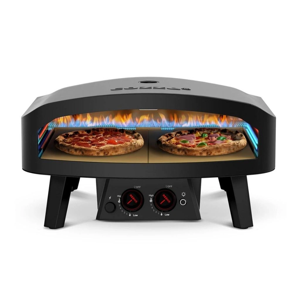 Cuptor pizza pe gaz 60 cm Cozze 24 Negru + Regulator gaz (1).jpg