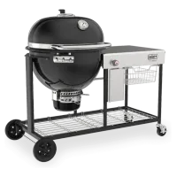 Gratar pe carbuni Summit Kamado S6 - Negru