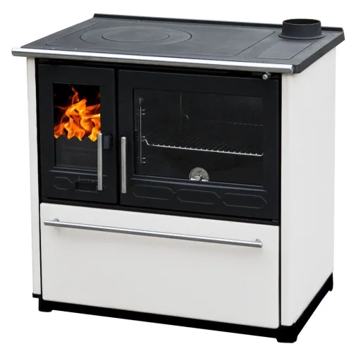 Soba de gatit PLAMEN 850 Alb - 8kW - racord dreapta