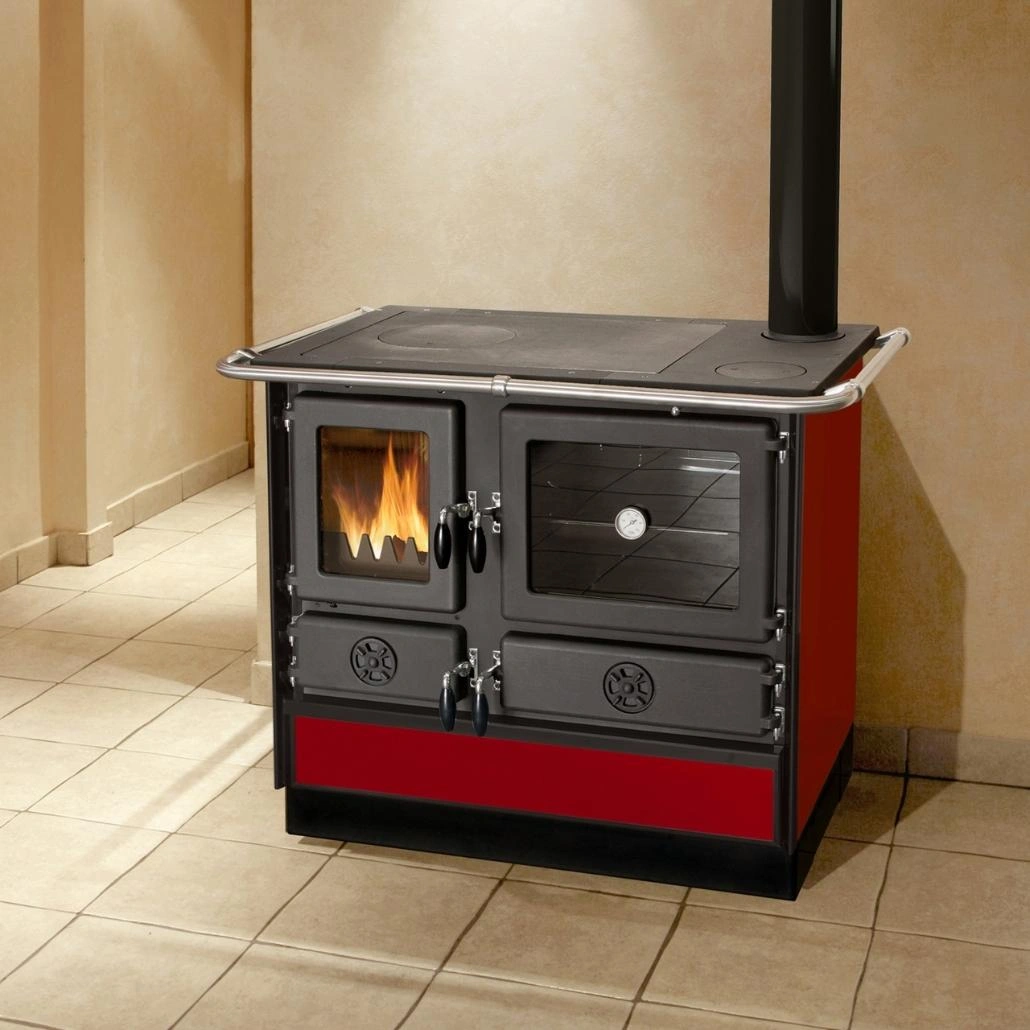 Soba de gatit pe lemne - MAGNUM II 4D R - Rosu (1).jpg