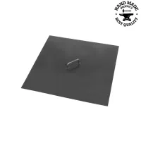 Capac patrat pentru vatra de foc - 71,5x71,5 cm