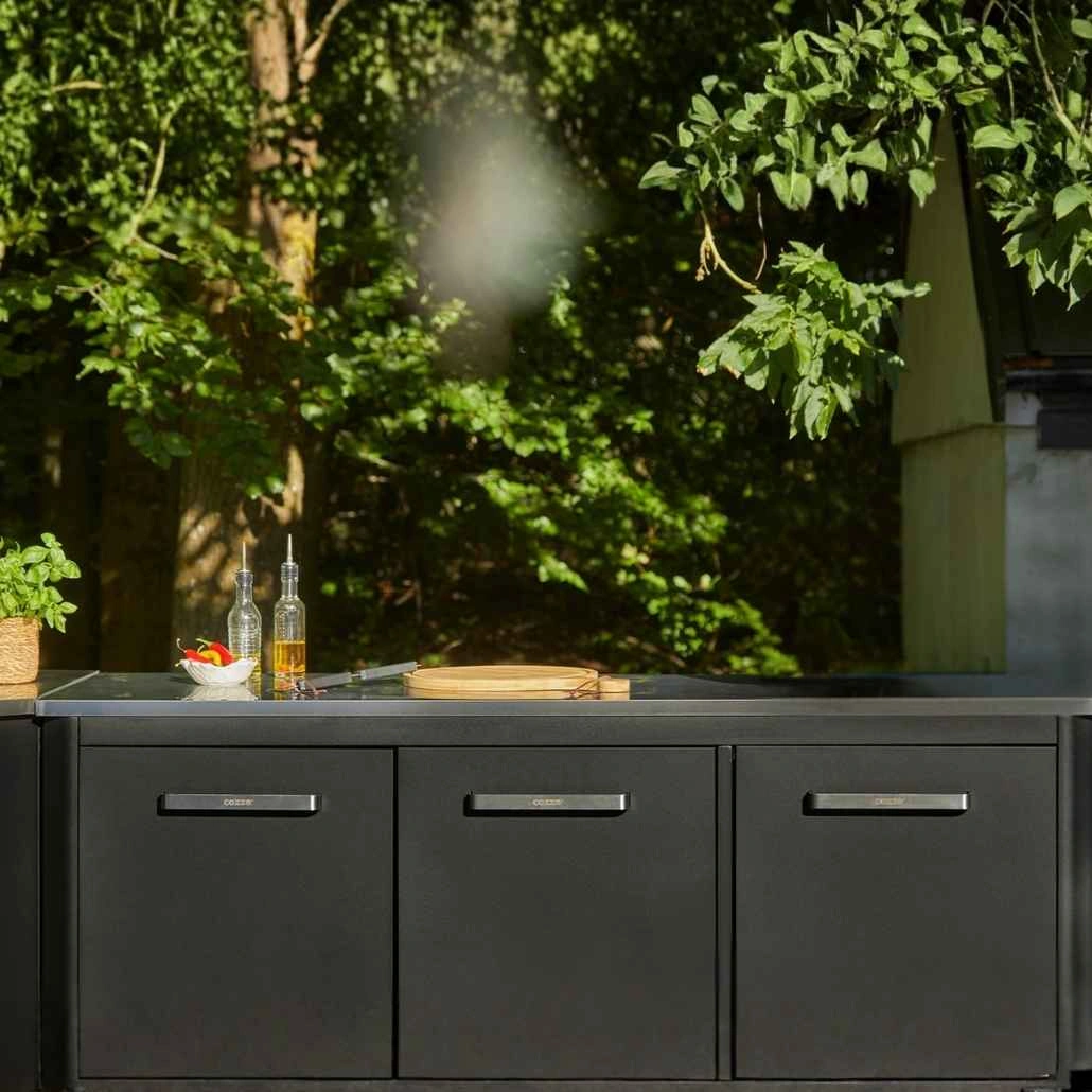 Pachet Bucatarie exterioara Cozze cu masa inox, modul de colt si dulap inox cu trei usi (2).jpg