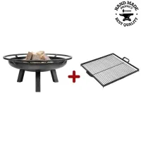 Vatra PORTO 80 cm cu gratar otel 58x58 cm