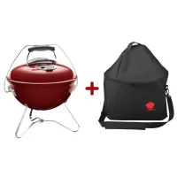 Starter Pack Weber - Gratar carbuni Smokey Joe Premium - Rosu