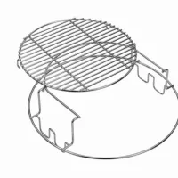 Etajera din inox L - gatit pe 2 nivele