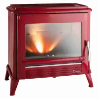 Soba fonta Modena 10-15kW - Rosu