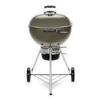 Gratar carbuni Master-Touch 57cm Gri cenusiu