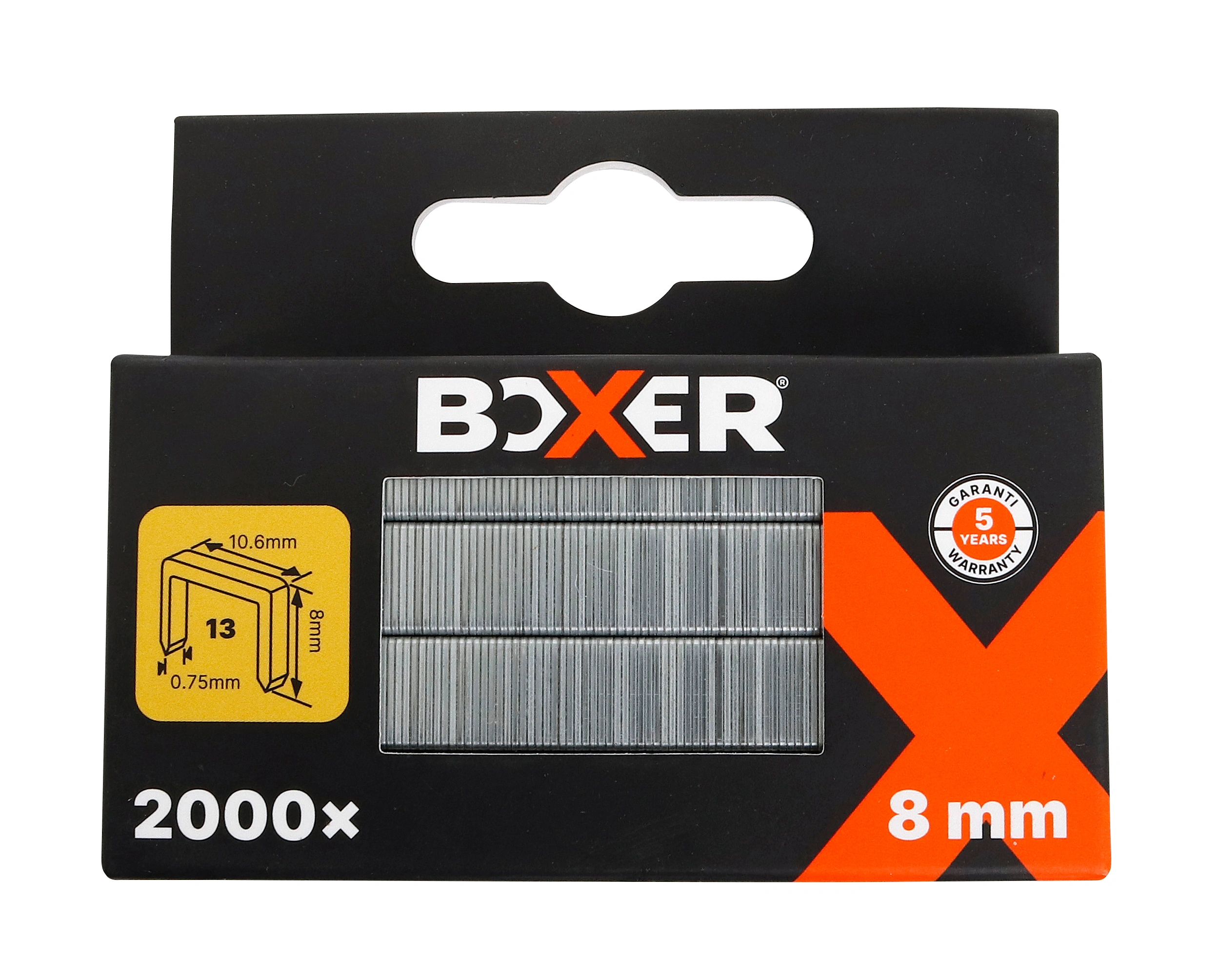 Set capse tip 13, 8 mm, 2000 bucati, fir galvanizat