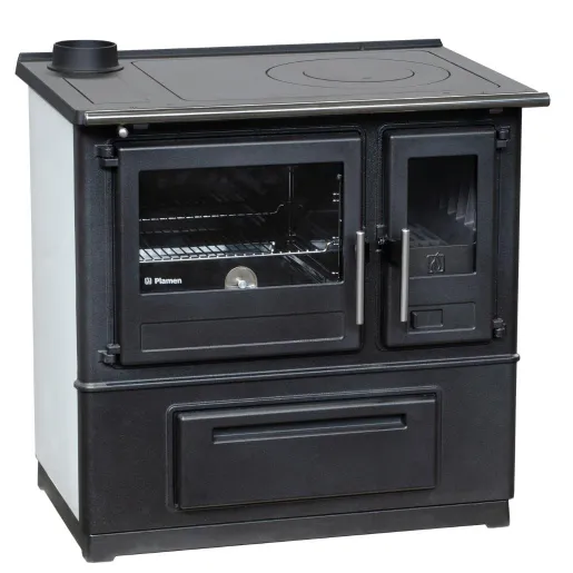 Soba de gatit SLAVONAC N Alb - 8kW - racord stanga