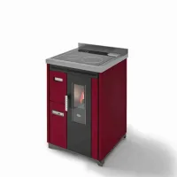 SOBA PE PELETI NINA 7.5KW - ROSU