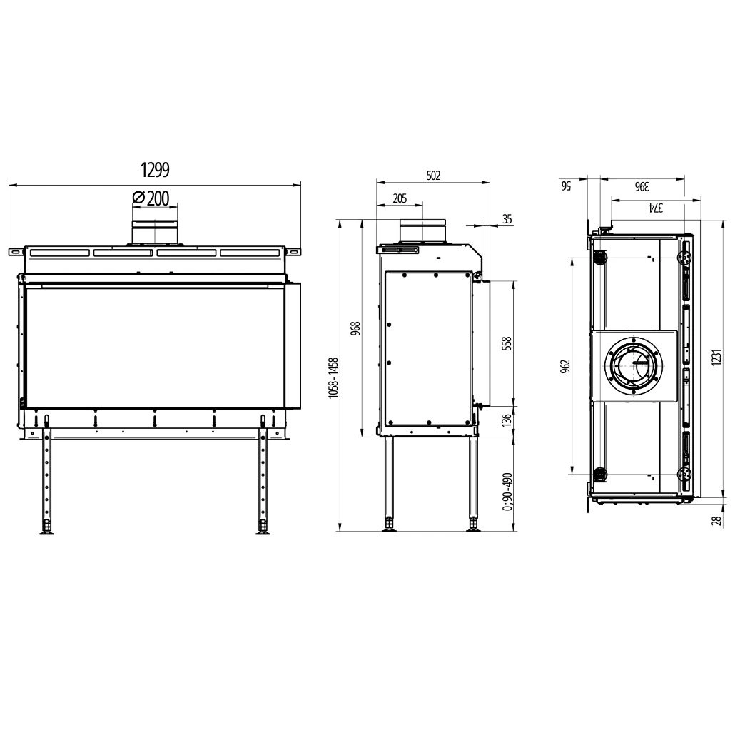 Focar pe gaz ECKA G-115R.jpg