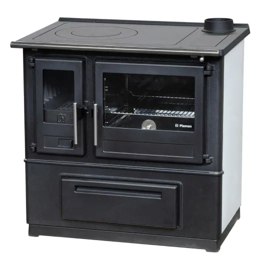 Soba de gatit SLAVONAC N Alb - 8kW - racord dreapta