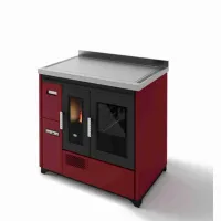 SOBA PE PELETI ENRICA 9.3KW - ROSU