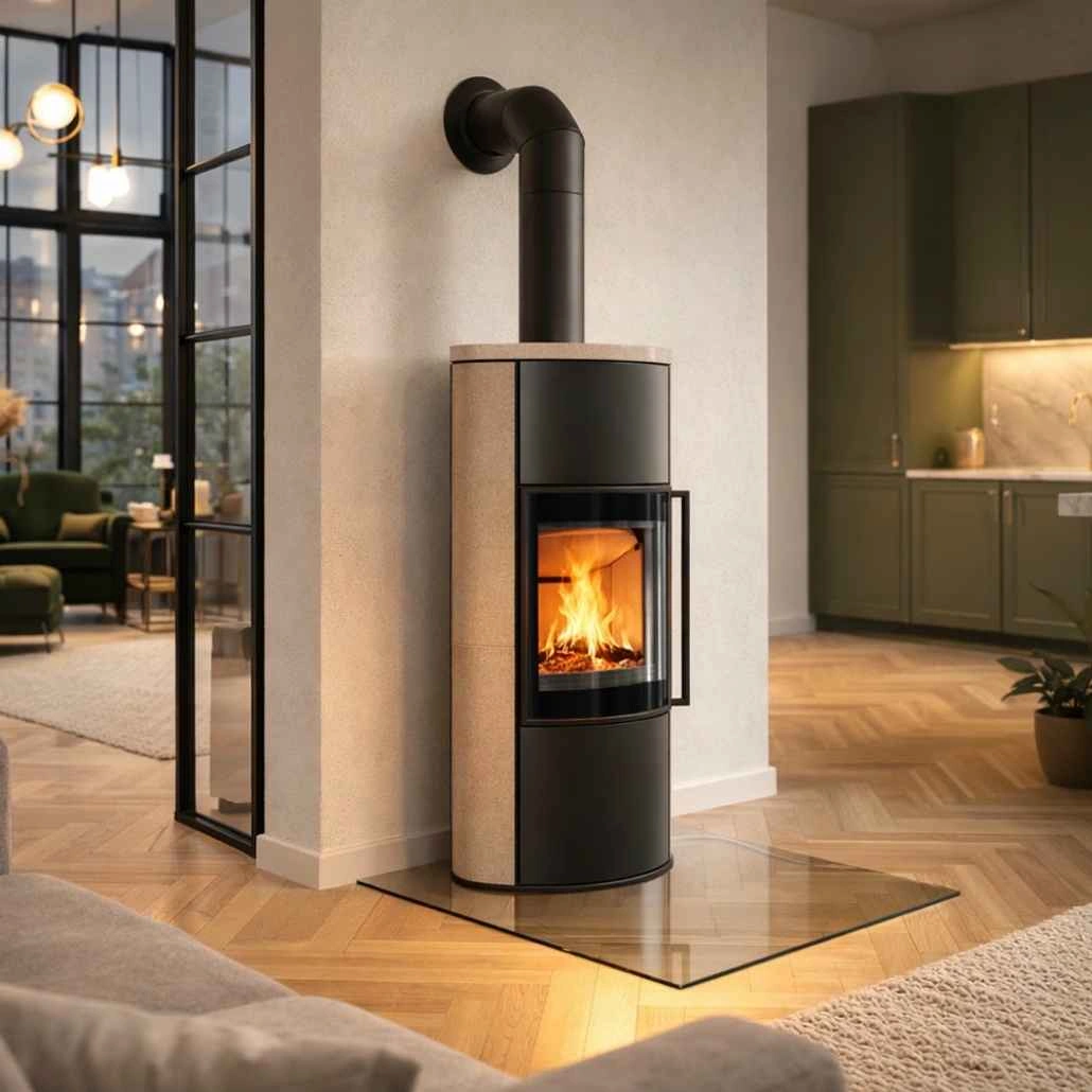 Soba Bjorn High 7kW ceramica Gold Satin cu capac ceramic (1).jpg