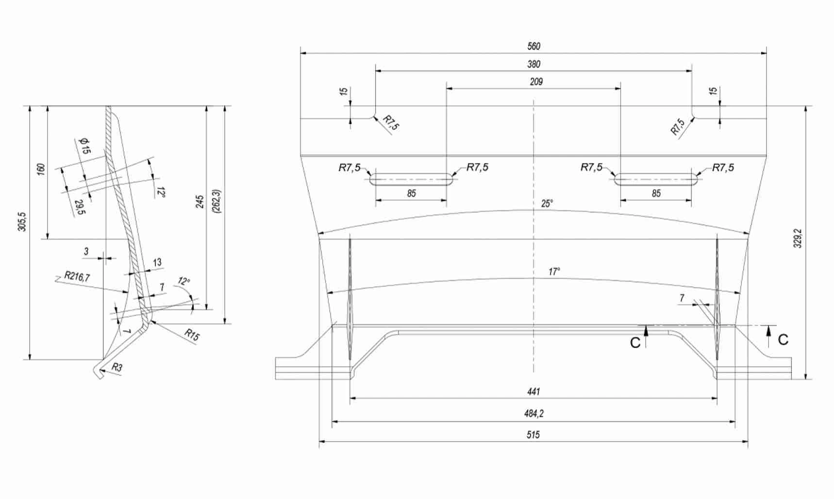 deflector-fonta-pentru-gama-a250-si-oh180-426-e-20014malowane