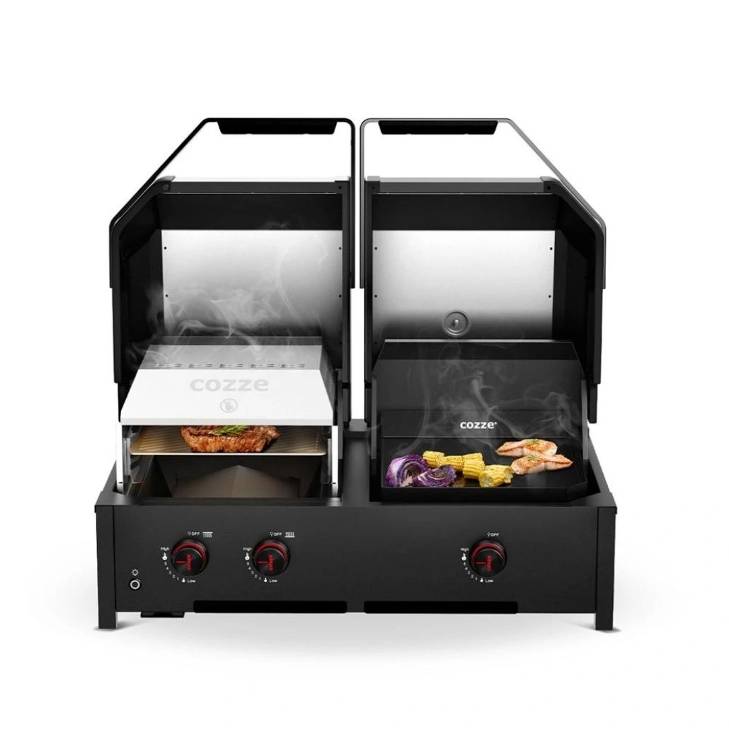 Gratar pe gaz Cozze Quattro 900, 4 in 1 + Regulator gaz (2).jpg