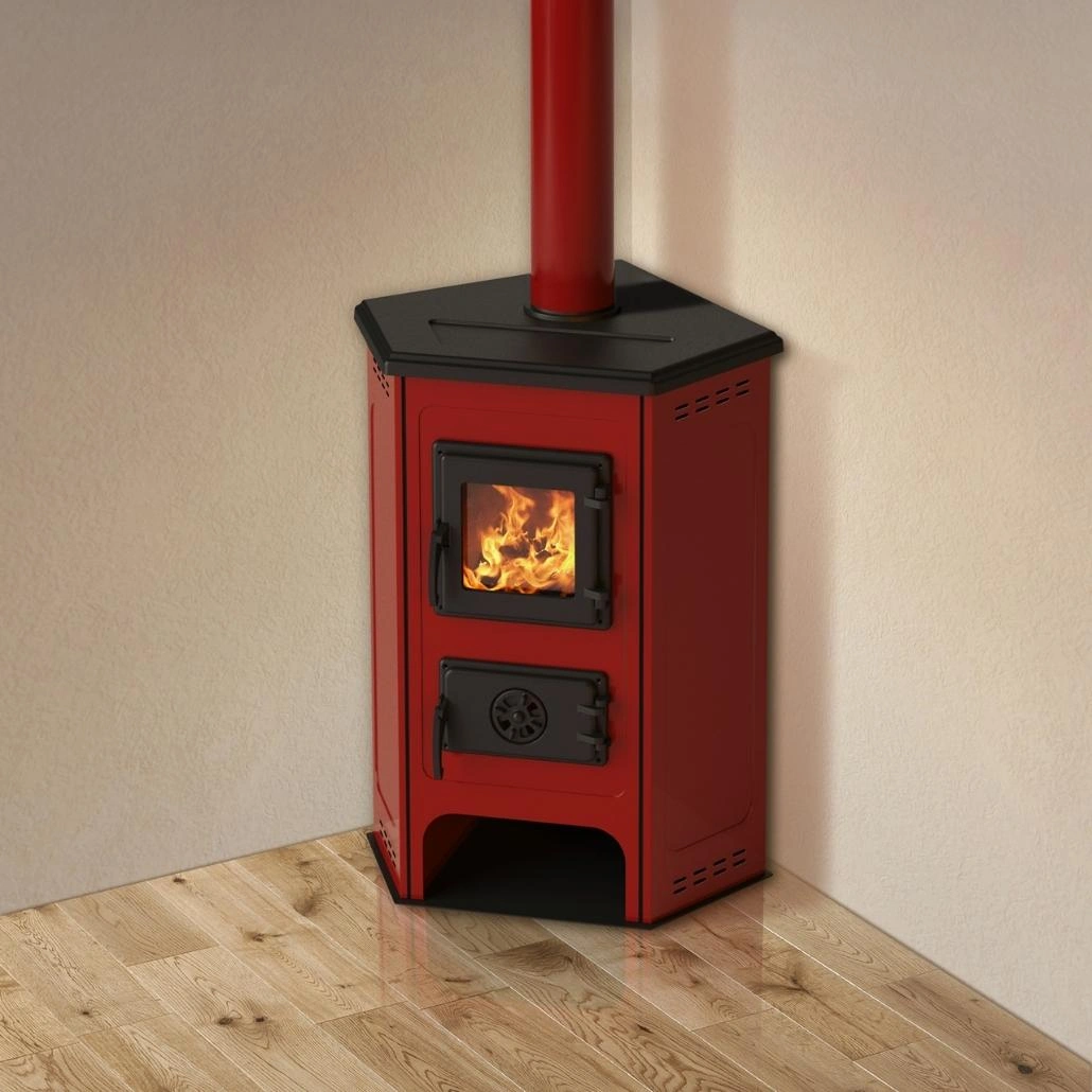 Soba pe lemne - SD CORNER ECO - Rosu (1).jpg