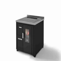 SOBA PE PELETI NINA 7.5KW - NEGRU