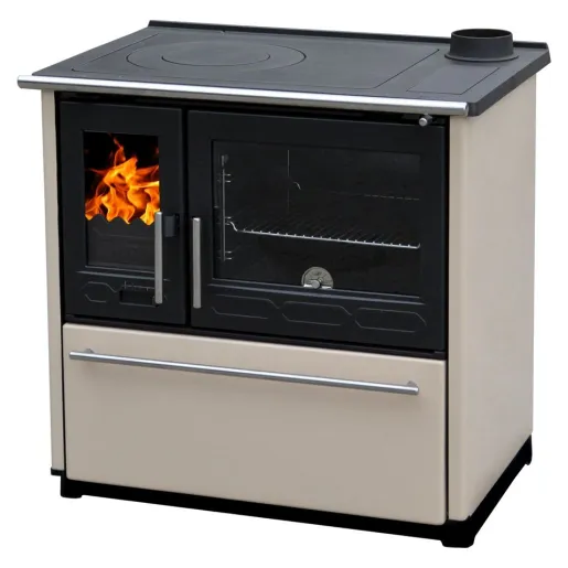 Soba de gatit PLAMEN 850 Crem - 8kW - racord dreapta