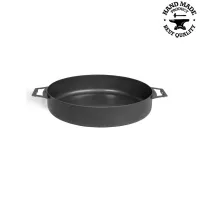 Tigaie din otel cu 2 manere - 50cm