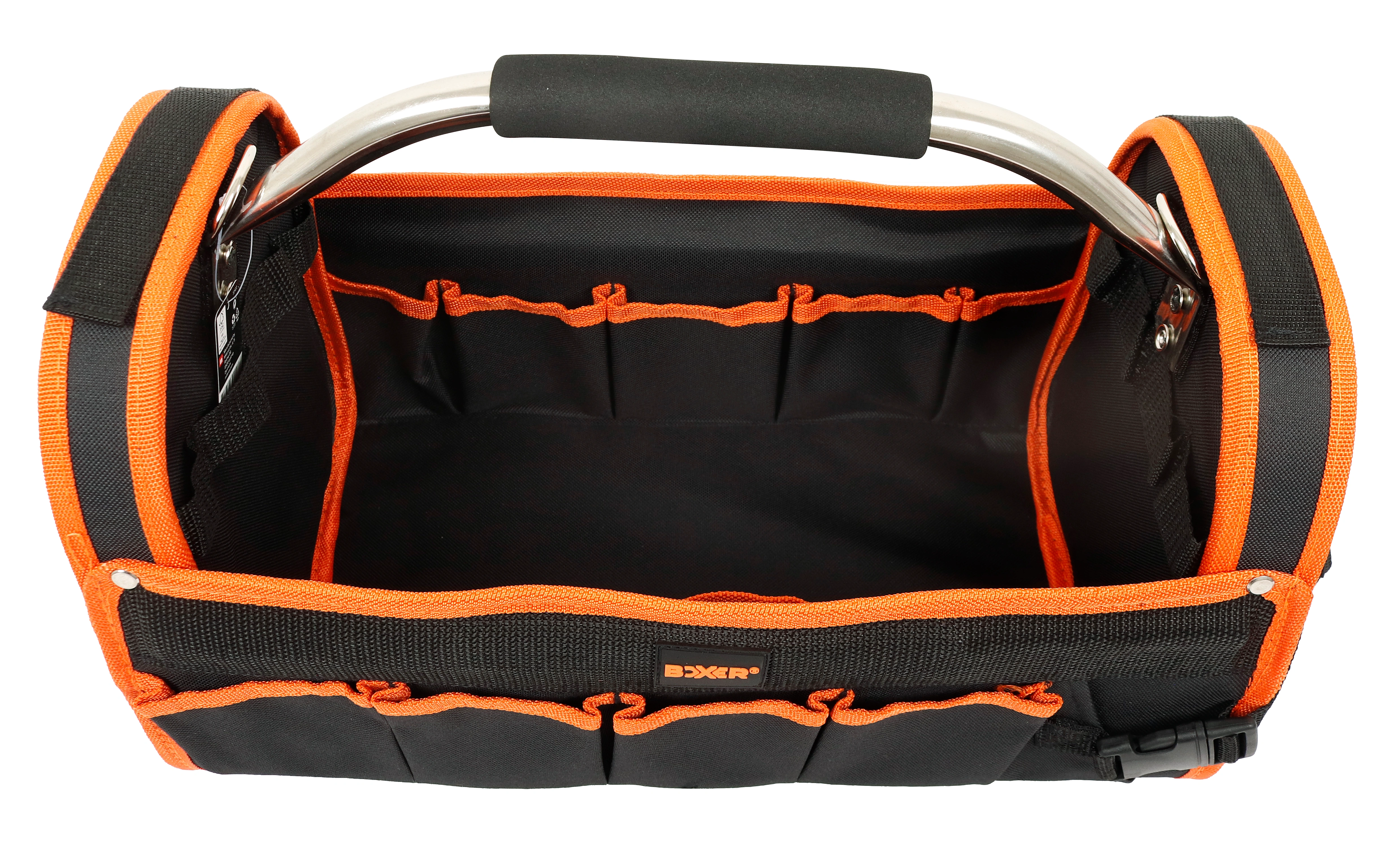 Geanta scule textila BoxerÂ® 17â, maner metalic, curea umar, 42.5 x 21.5 x 25 cm