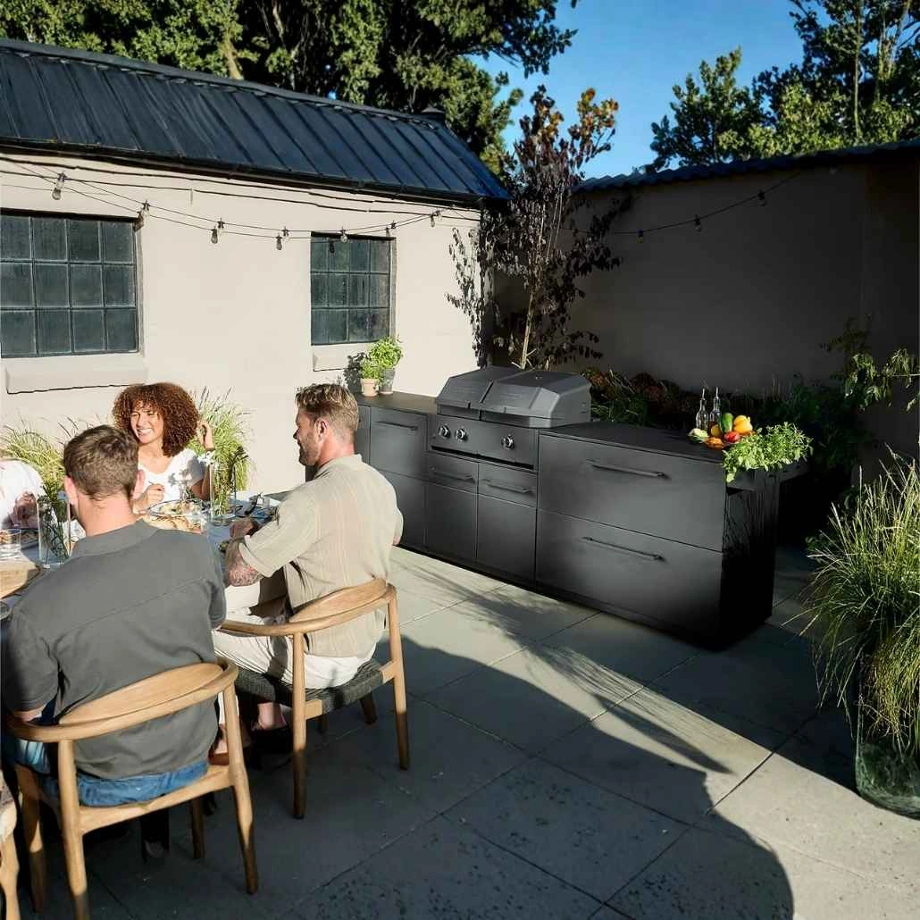 Bucatarie exterioara Cozze cu usi si blat din otel - 90 cm (4).jpg