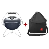 Starter Pack Weber - Gratar carbuni Smokey Joe Premium - Albastru