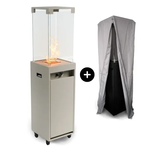 Incalzitor pe gaz FARO SILK GREY + husa de protectie