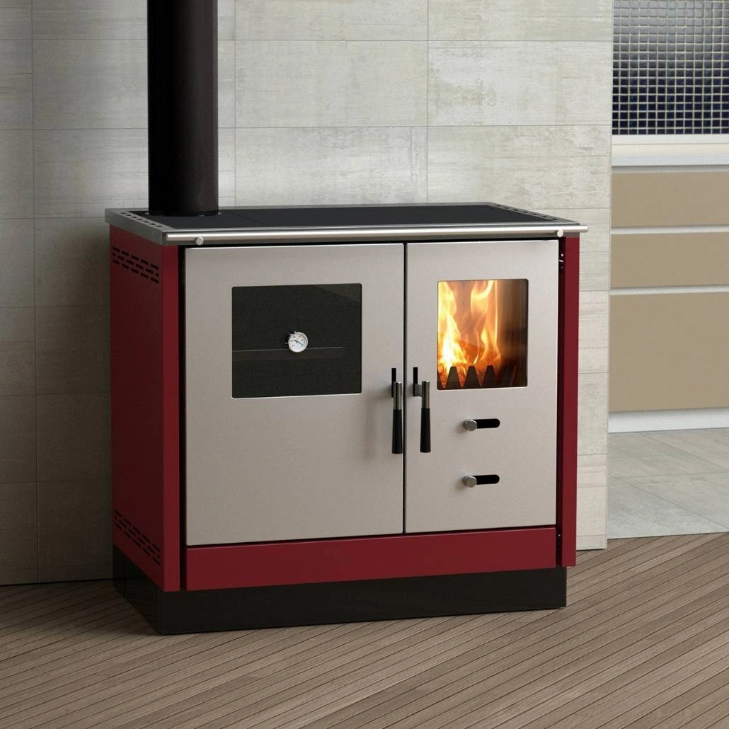 Soba de gatit pe lemne - AS II L - Rosu inchis (1).jpg