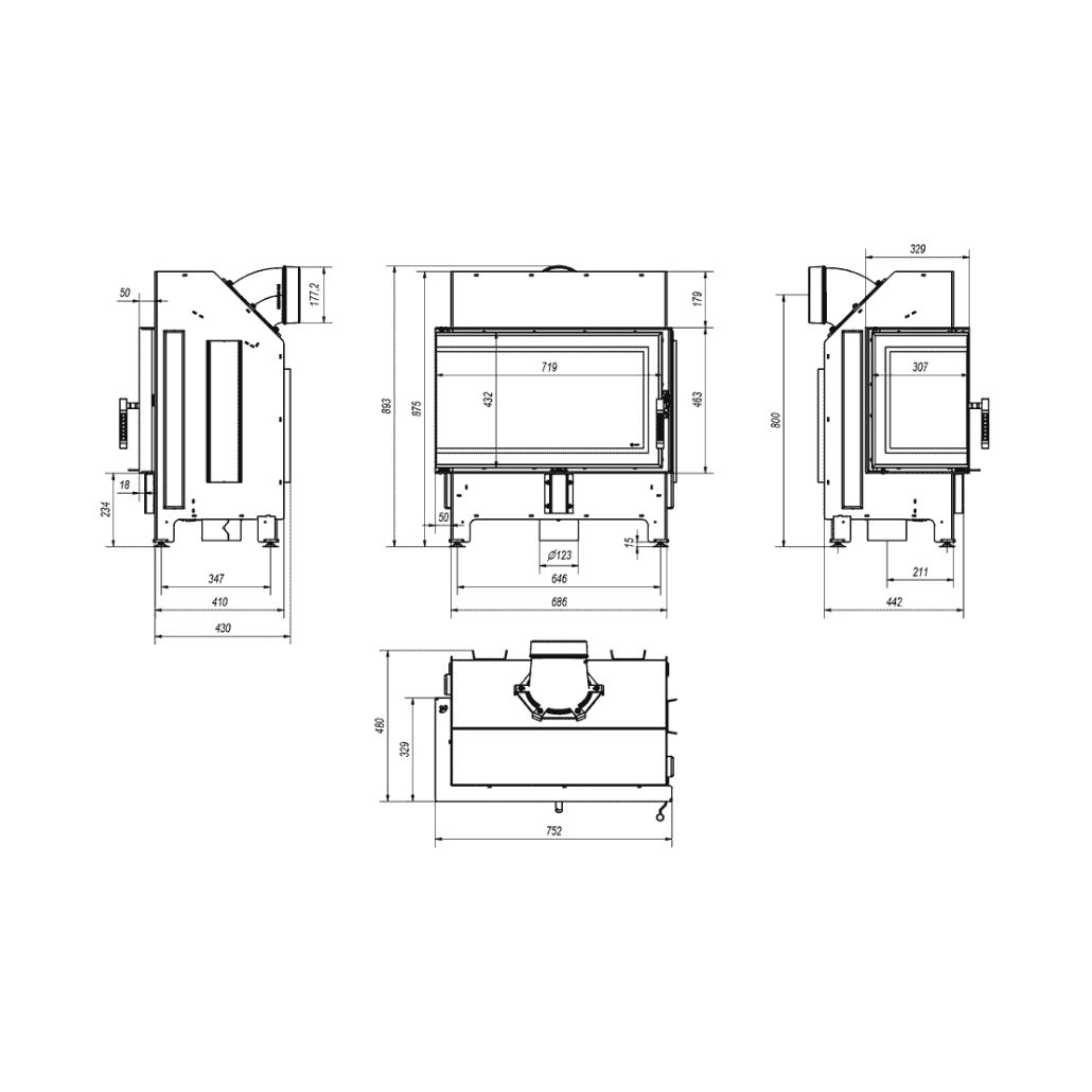 Focar Z-ECO 9.9 kW Sticla stanga - Samota neagra (5).jpg