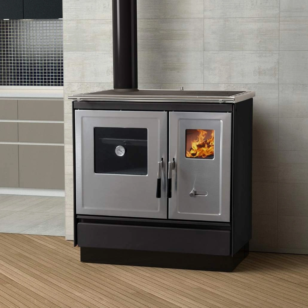 Soba de gatit pe lemne - ARES L - Negru LUX (1).jpg