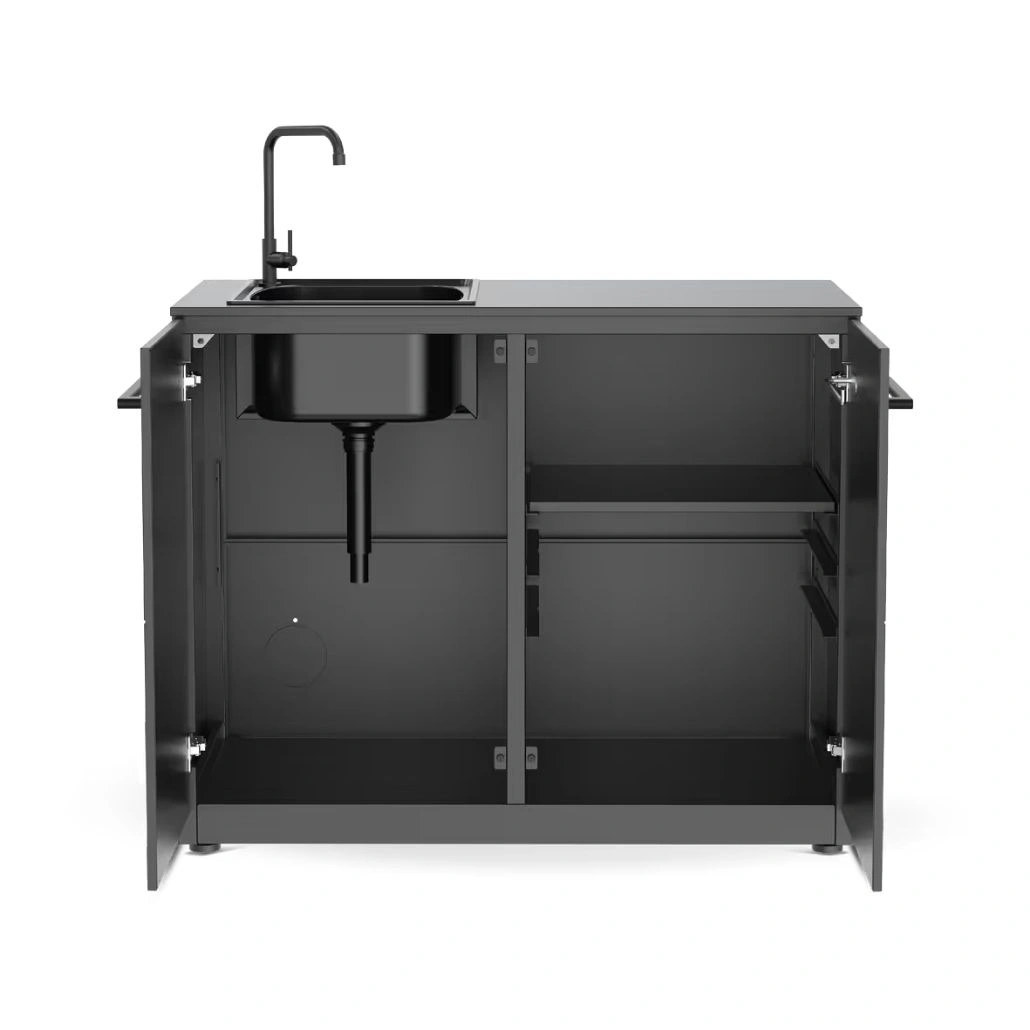 Bucatarie exterioara Cozze cu Quattro 900, cuptor pizza si chiuveta - 310 x 60 cm (2).jpg