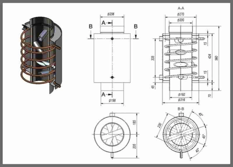 recuperator-apa-7-10kw-cu-serpentina-turbodymww