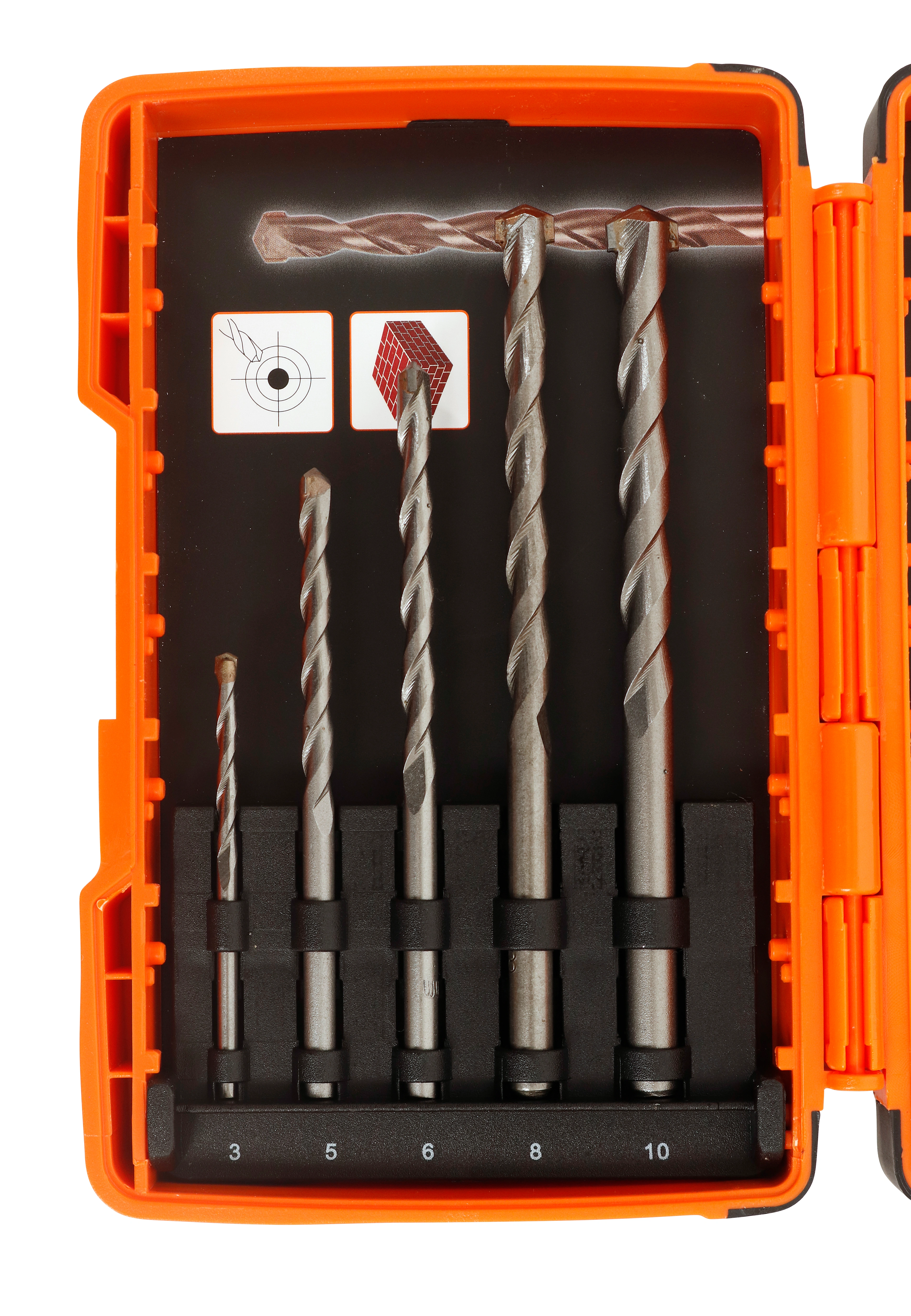 Set 17 burghie, 12 HSS-Ti, 5 beton