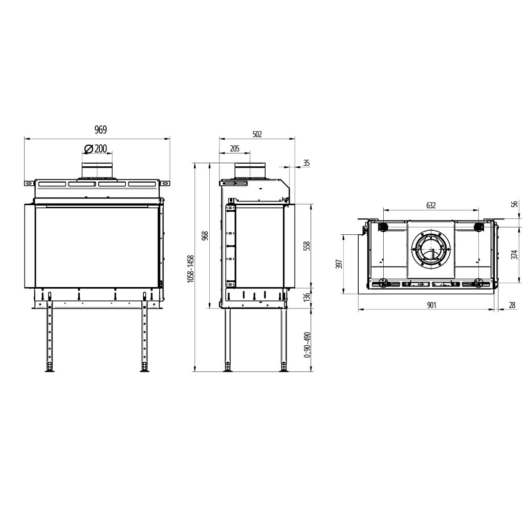 Focar pe gaz ECKA G-82L .jpg