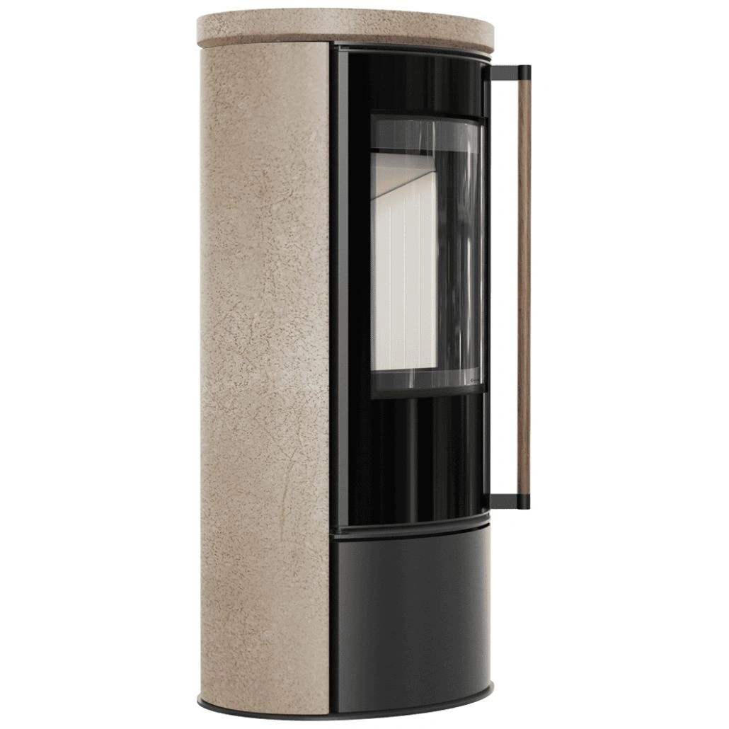 Soba Erik 5.5kW ceramica Gold Satin - maner lemn (2).jpg