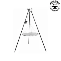 Trepied cu gratar 80cm - inox + sistem ridicare